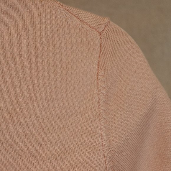 Adrianna Papell Light Pink Ruffle Hem Blouse Small Soft Girl Pastel Pink SM - Picture 11 of 12